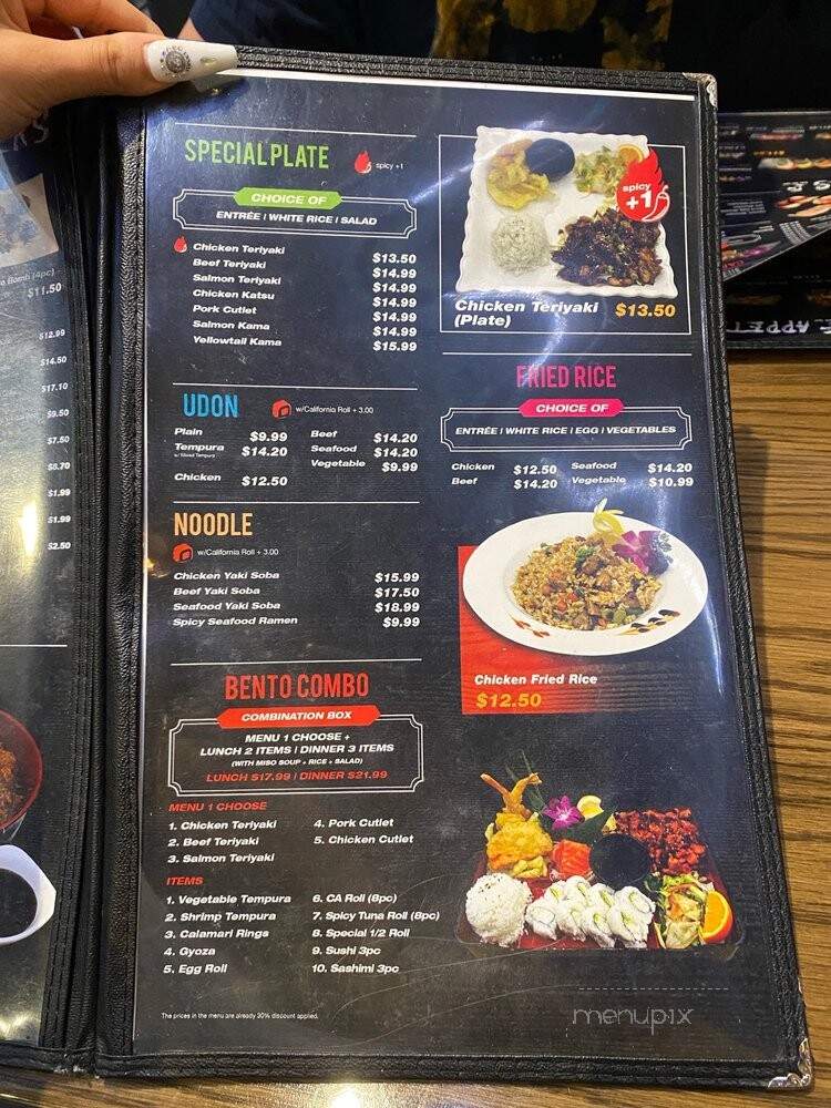 Sushi Roll Land - Chino Hills, CA menu_pic