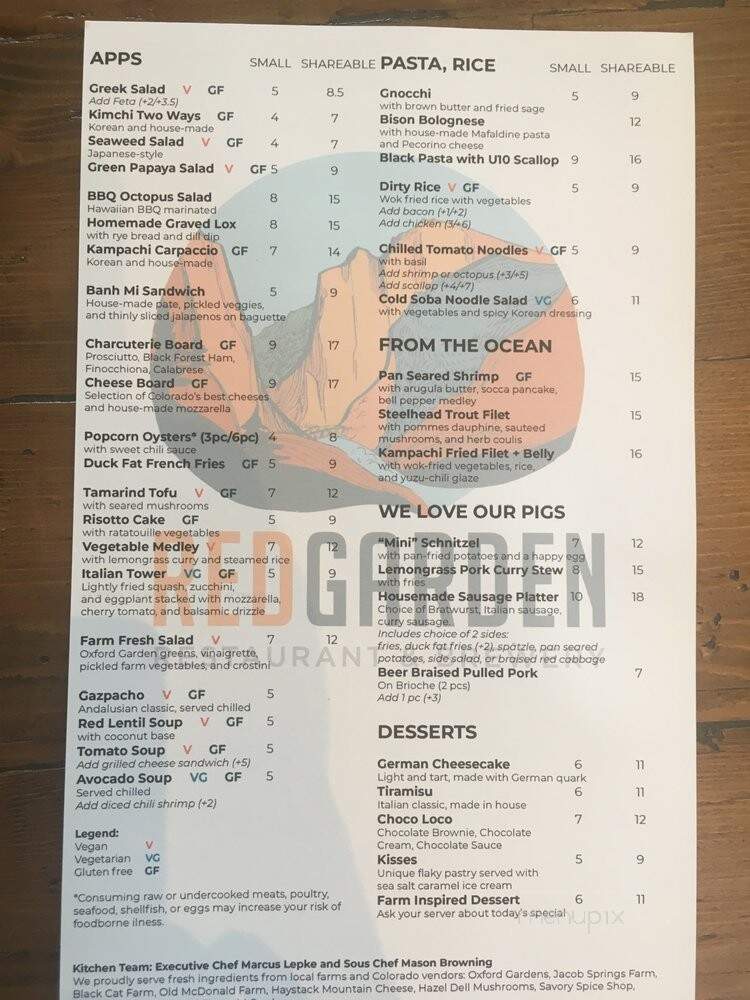 Redgarden Restaurant And Brewery - Louisville, CO