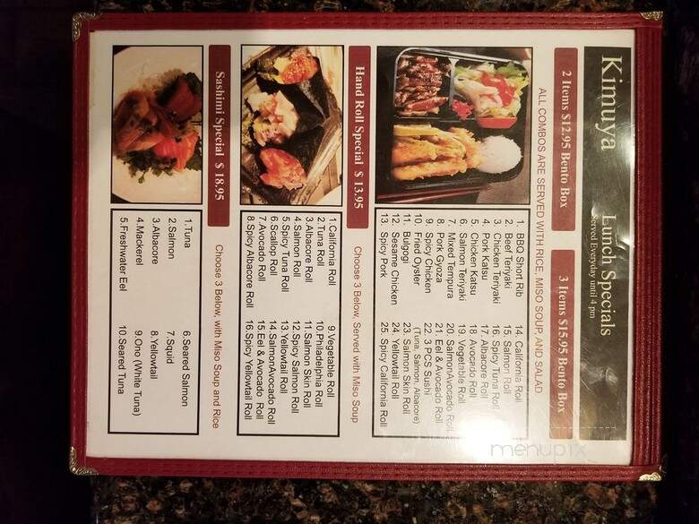 K Bar - Santa Monica, CA menu_pic