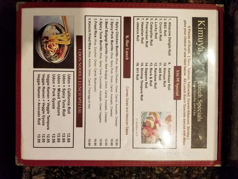 K Bar - Santa Monica, CA menu_pic