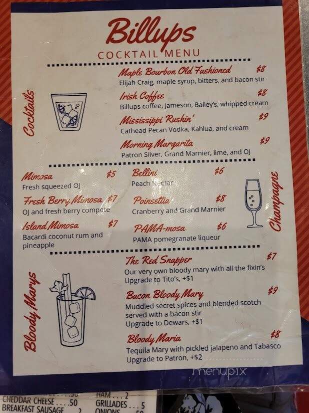 Fill-Up With Billups Biloxi - Biloxi, MS menu_pic