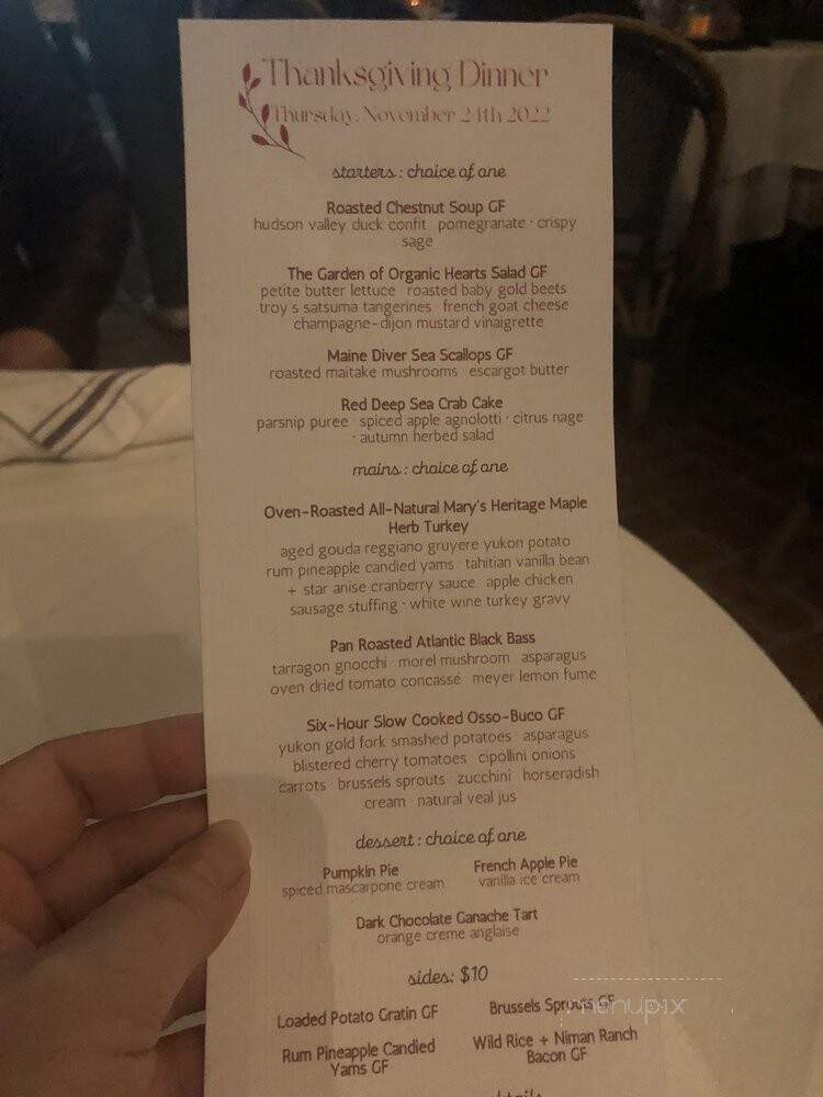 Lunetta Dining Room & Bar - Santa Monica, CA menu_pic