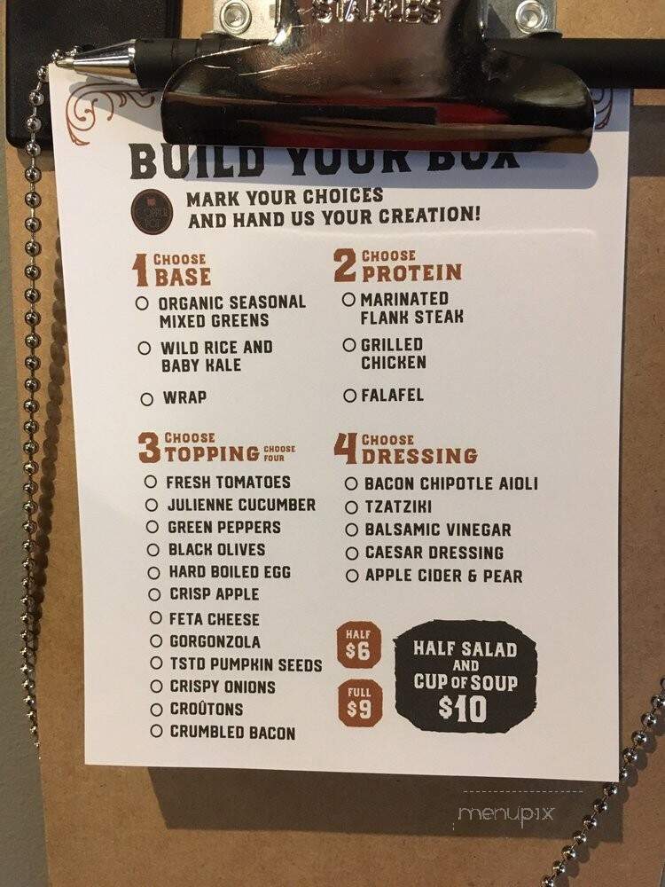 Copper Pot - Troy, NY menu_pic