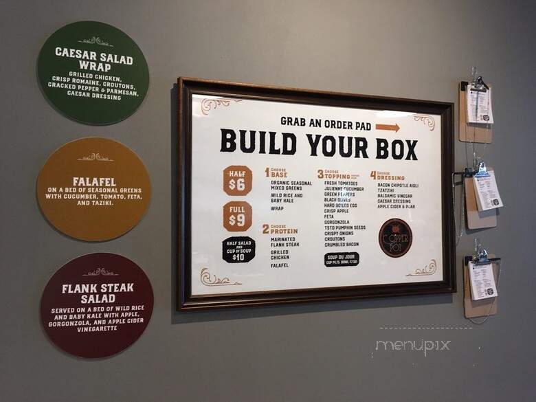 Copper Pot - Troy, NY menu_pic