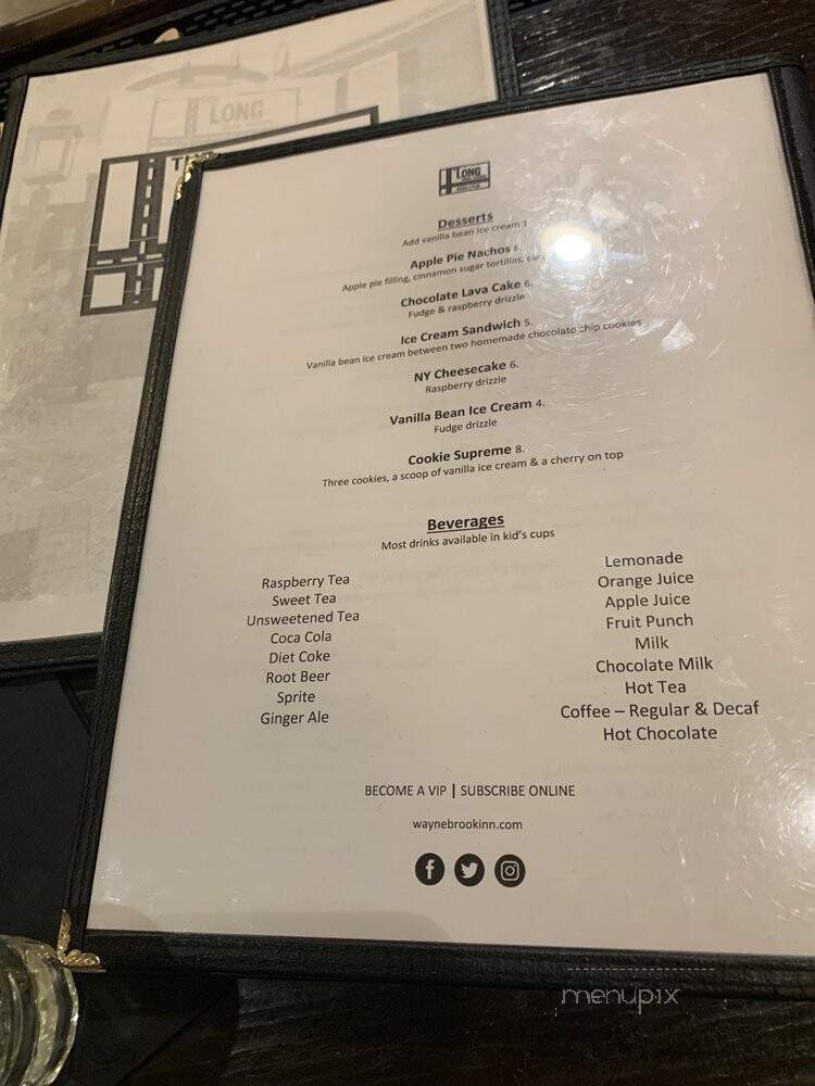 The Long Way Home Grill & Pub - Honey Brook, PA menu_pic
