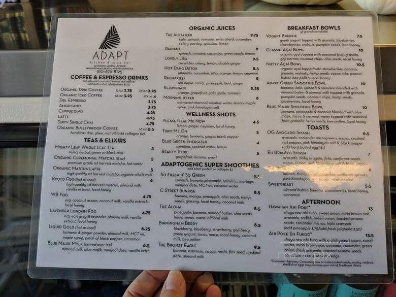 Adapt Kitchen and Juice Bar - Wrightsville Beach, NC