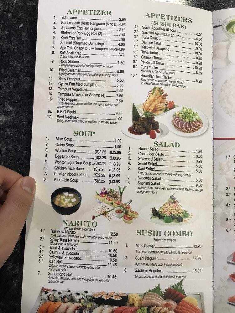 O.E.C. Japanese Sushi & Hibachi - Largo, FL menu_pic