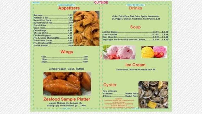Zeafood Boil - Norfolk, VA menu_pic