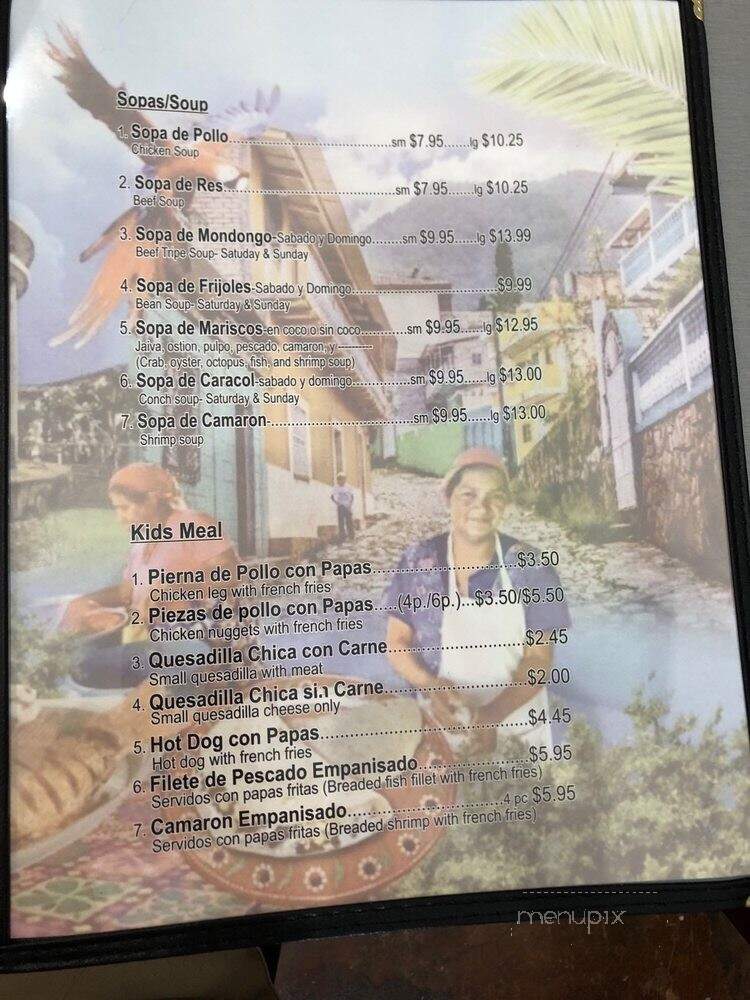 Baleadas Express - Houston, TX menu_pic