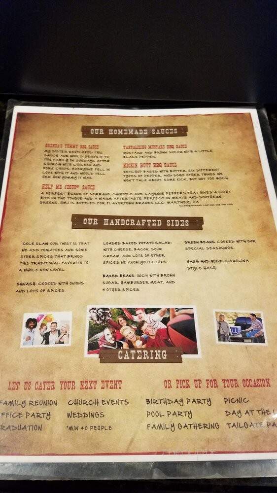 Pot Smoker BBQ - Aiken, SC menu_pic