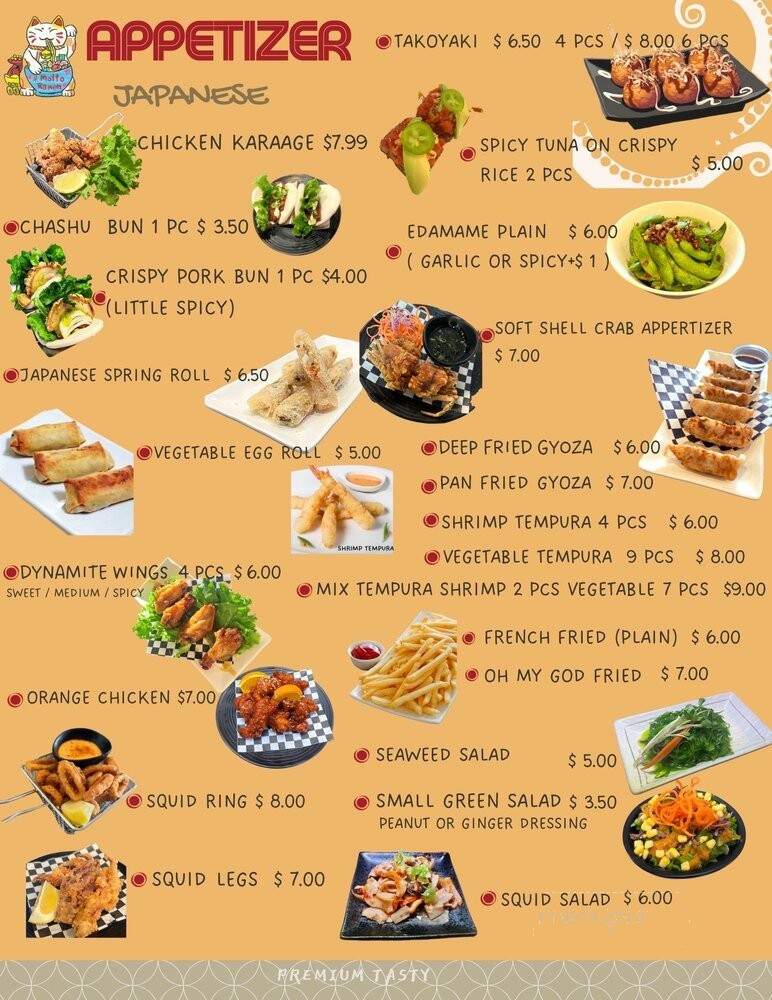Motto Ramen - Westminster, CA menu_pic