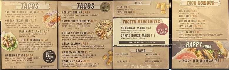 Not Not Tacos - San Diego, CA menu_pic