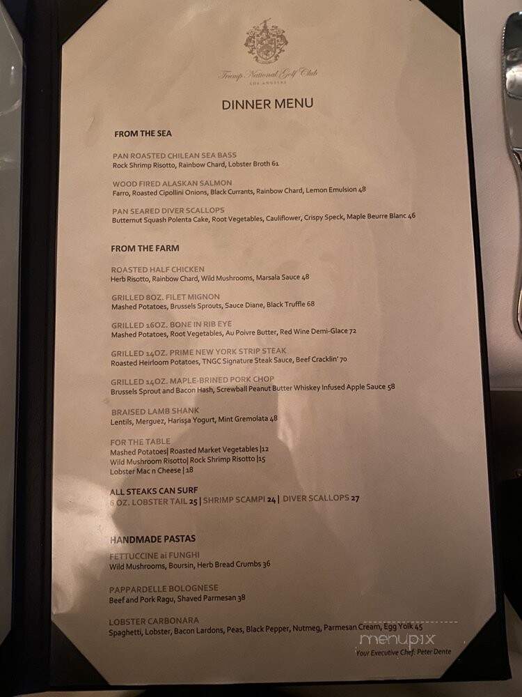 Cafe Pacific - Rancho Palos Verdes, CA menu_pic