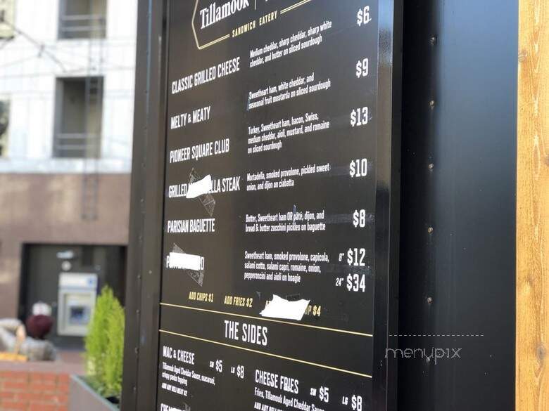 Melty & Meaty Sandwich Eatery - Portland, OR menu_pic