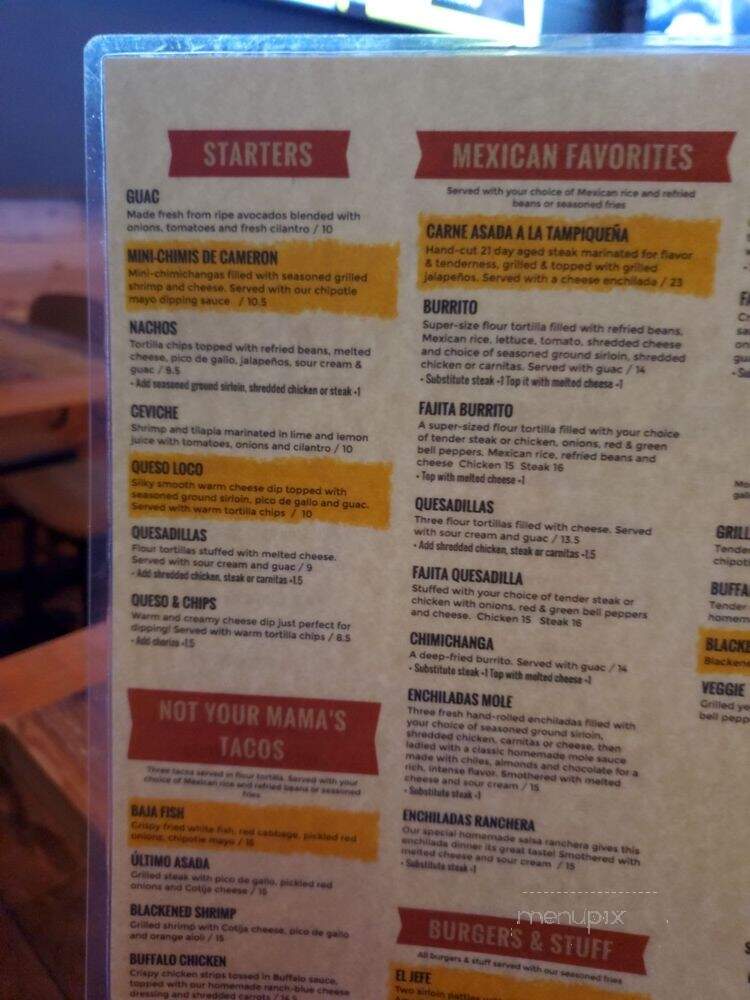 Casa Margarita - Chicago, IL menu_pic