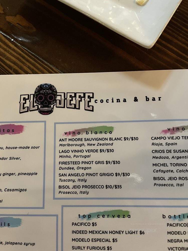 El Jefe - Minneapolis, MN menu_pic
