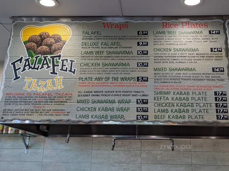 Falafel Tazah - Foster City, CA