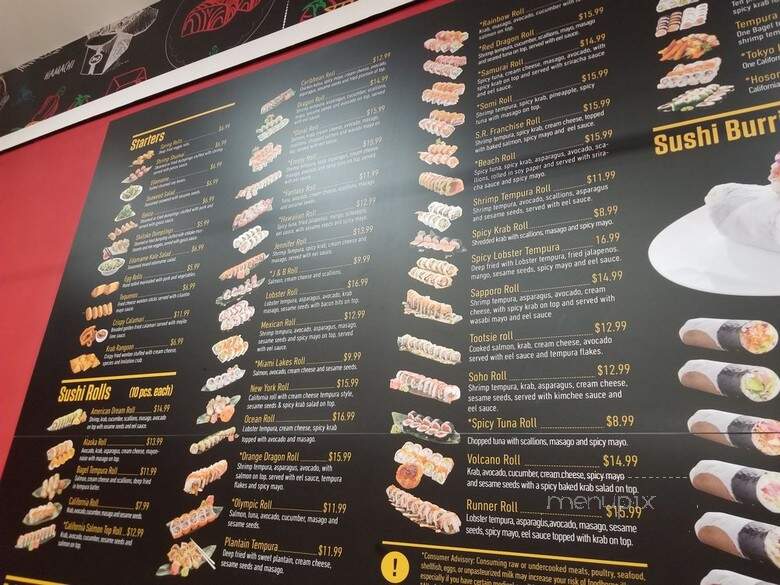 Sushi Runner Express - South Miami, FL menu_pic