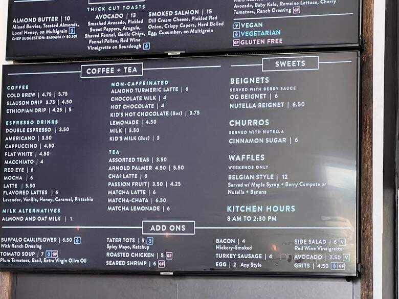 Hilltop Coffee and Kitchen - Los Angeles, CA menu_pic