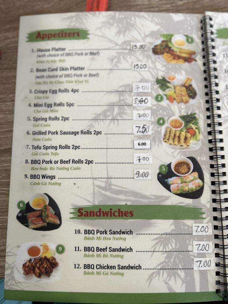 Pho Van - Hacienda Heights, CA menu_pic