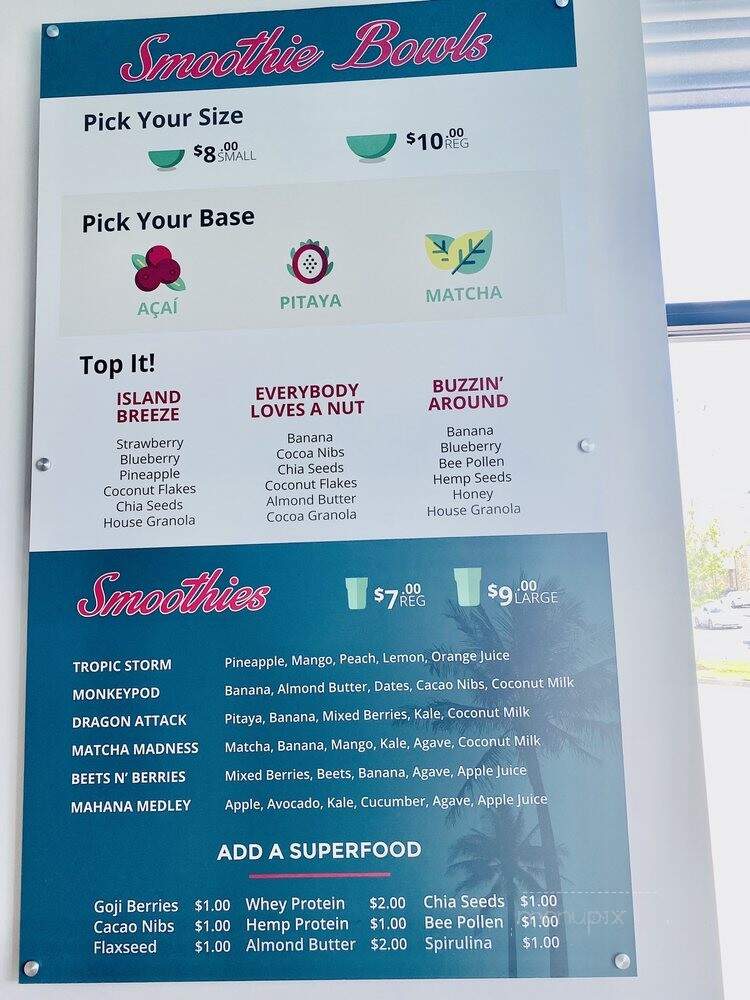Kawai Poke Co. - Nashville, TN menu_pic