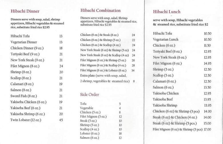 Sushi Axiom - North Richland Hills, TX menu_pic