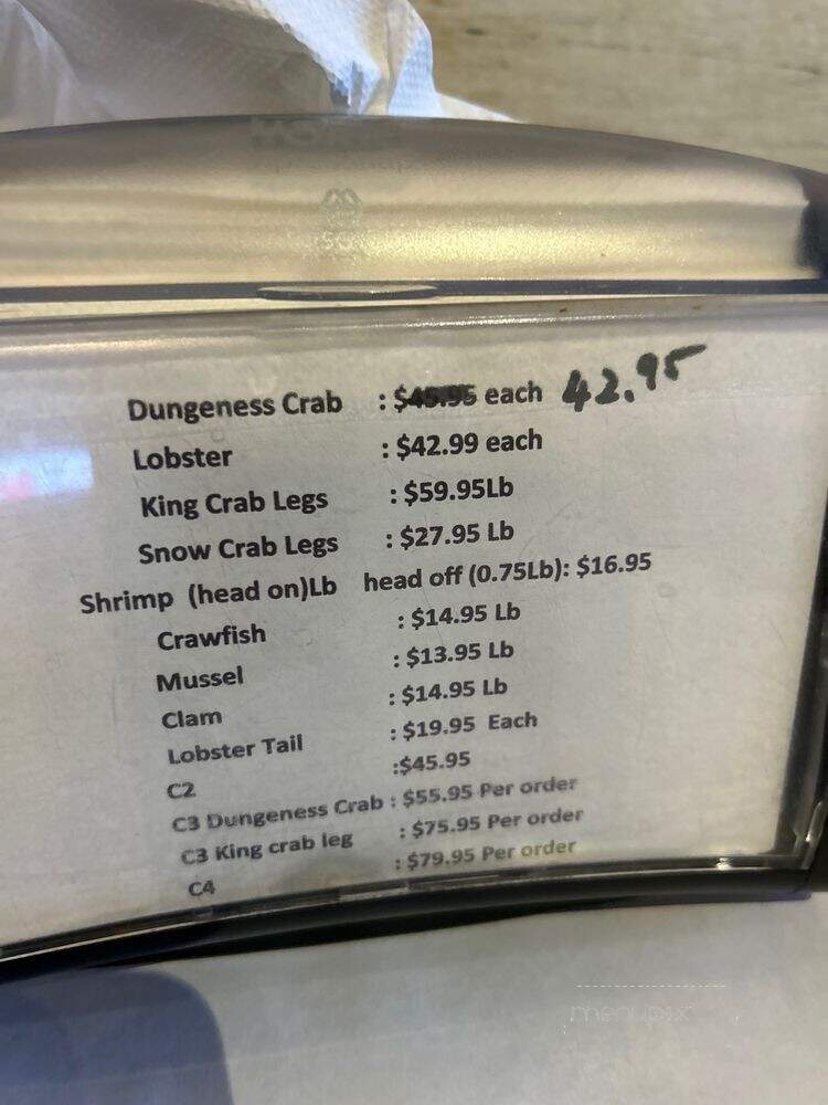 Bag O' Crab - Berkeley, CA menu_pic