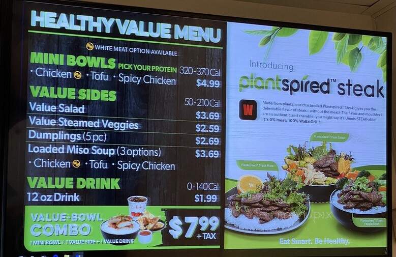 WaBa Grill - San Pedro, CA menu_pic