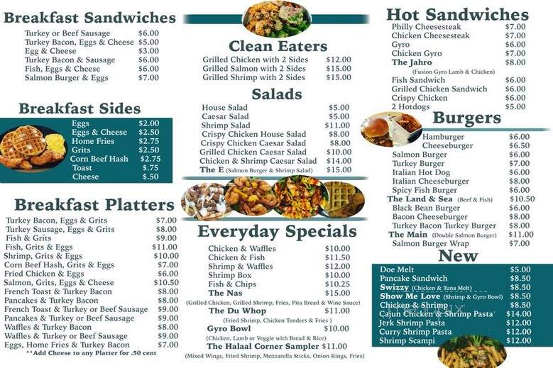 The Halaal Corner - Paterson, NJ menu_pic