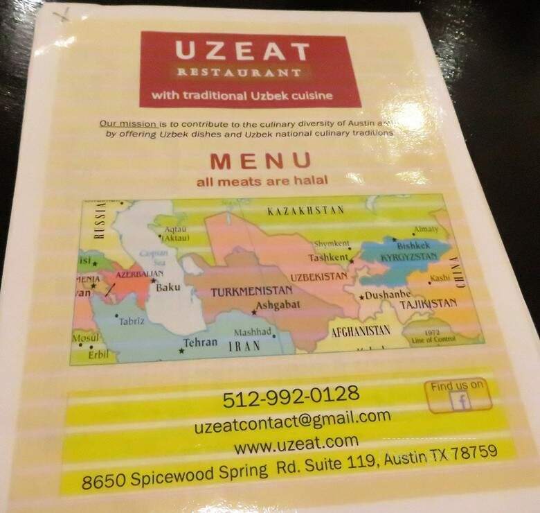 Uzeat Restaurant - Austin, TX menu_pic