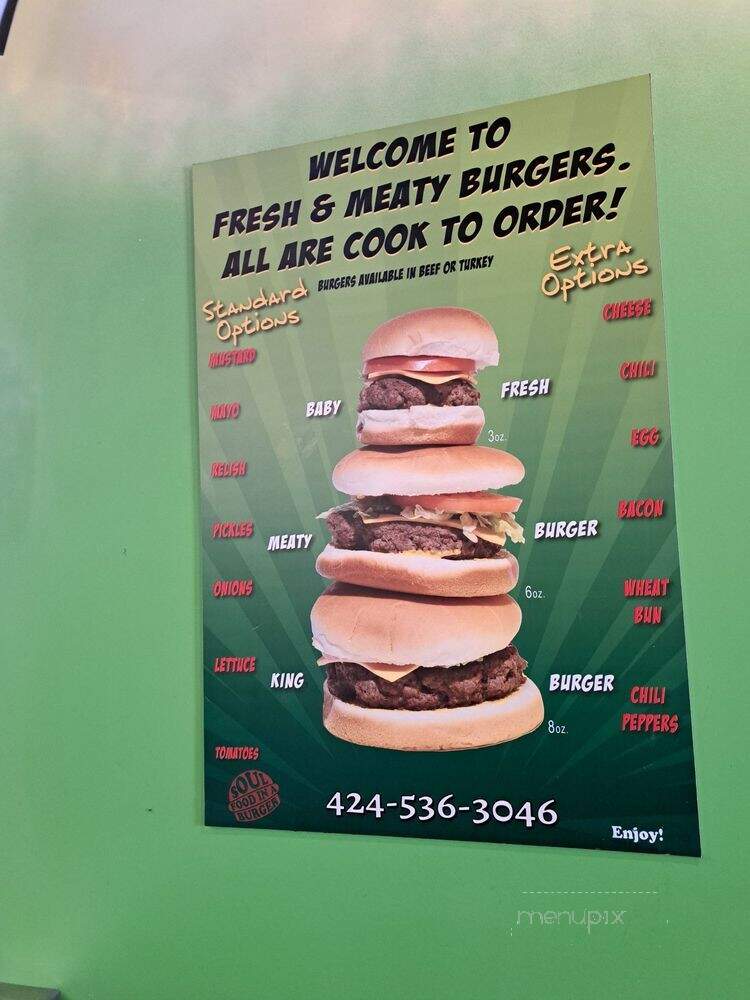 Fresh & Meaty Burgers - Carson, CA
