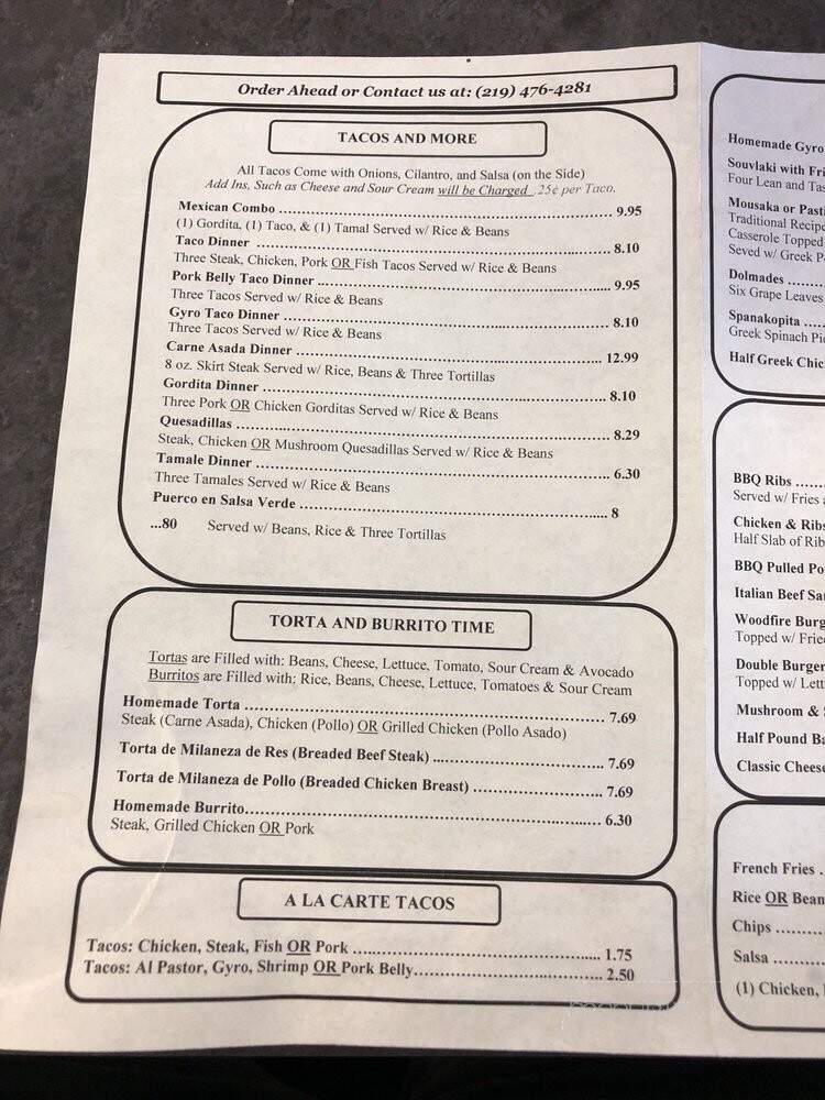 Woodfire Meat - Valparaiso, IN menu_pic
