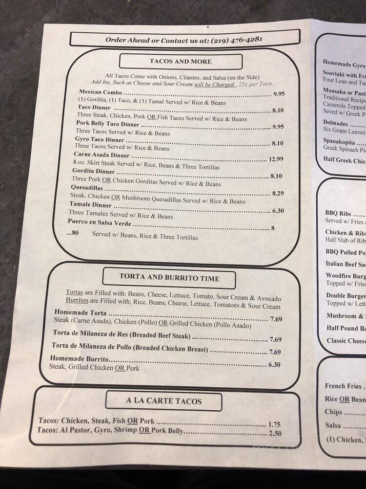 Woodfire Meat - Valparaiso, IN menu_pic