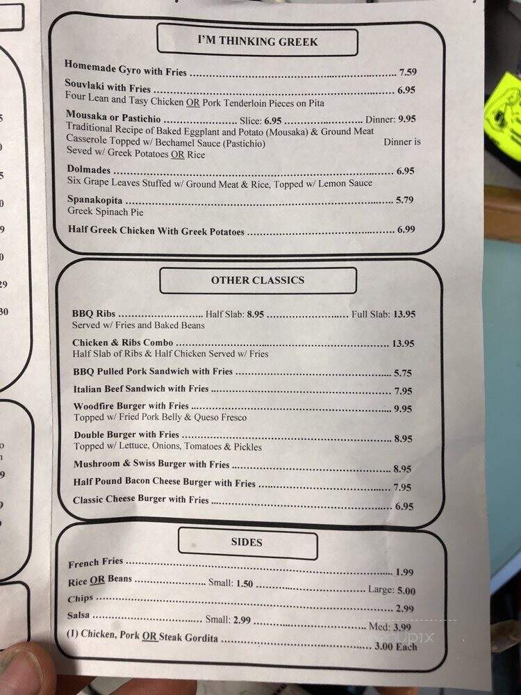 Woodfire Meat - Valparaiso, IN menu_pic