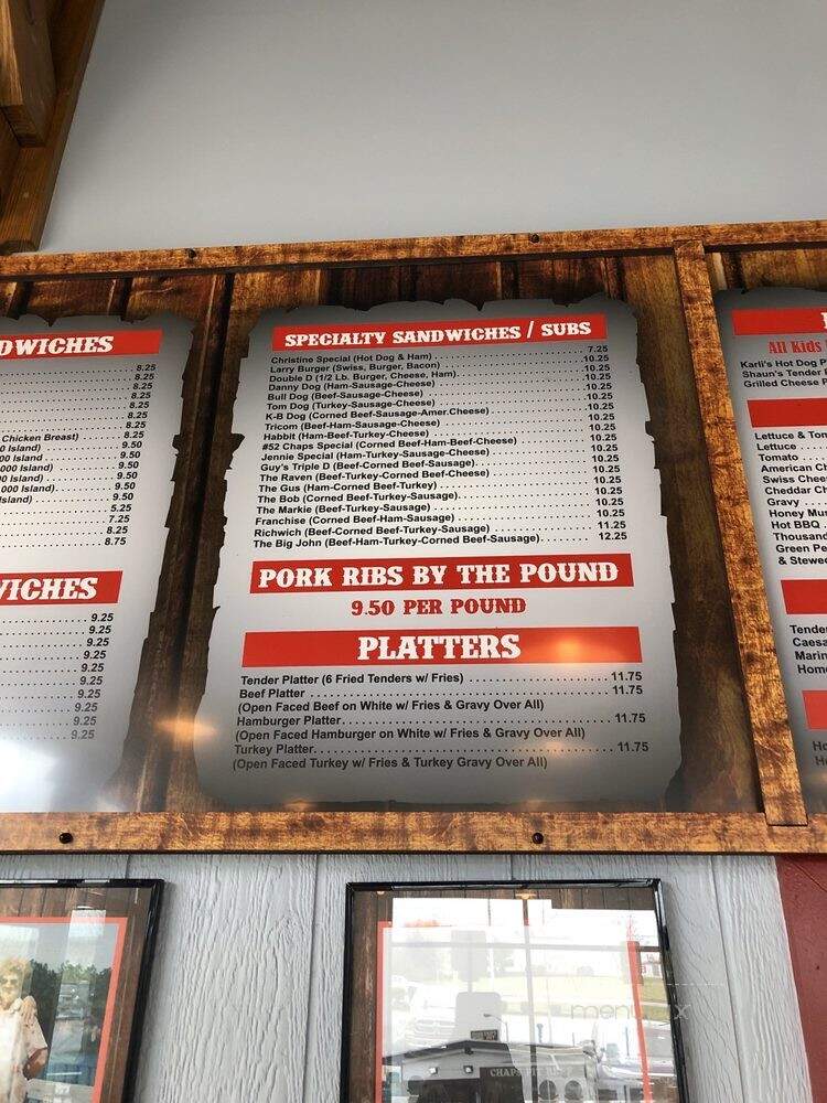 Chap's Pit Beef - Frederick, MD menu_pic