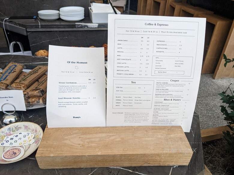 Penny's Coffee - Minneapolis, MN menu_pic