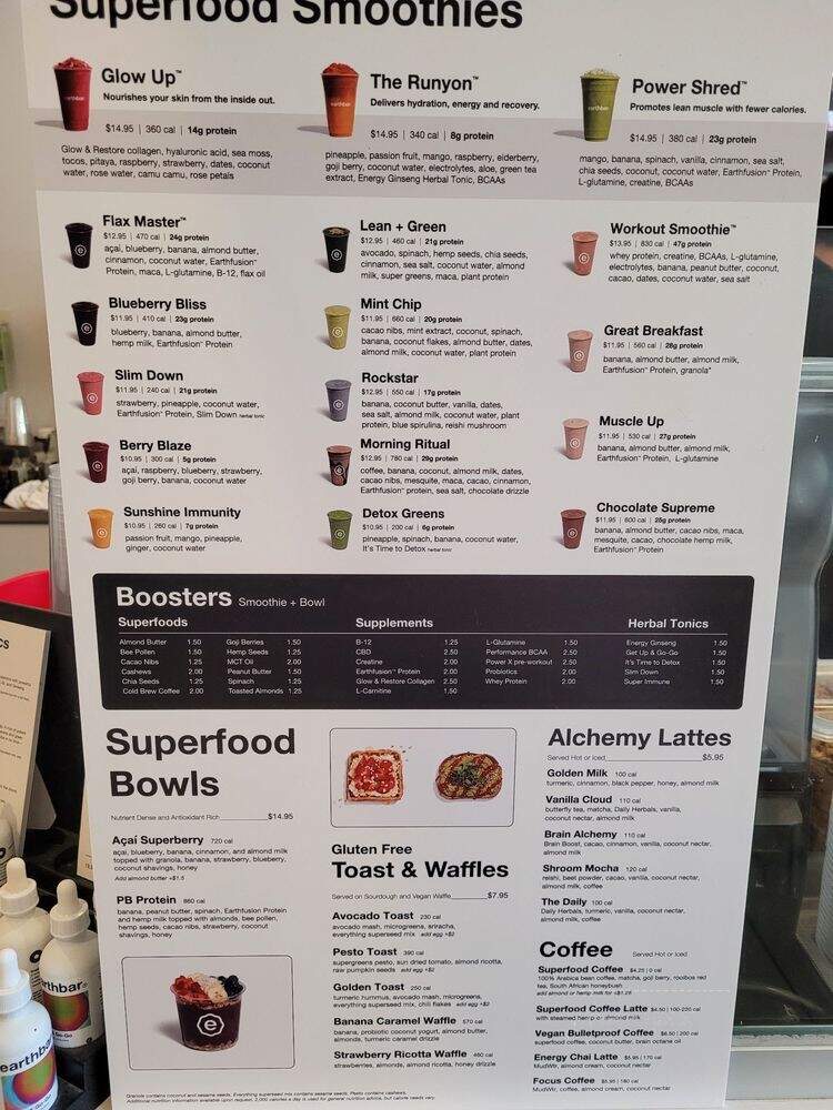 Project Juice - San Francisco, CA menu_pic