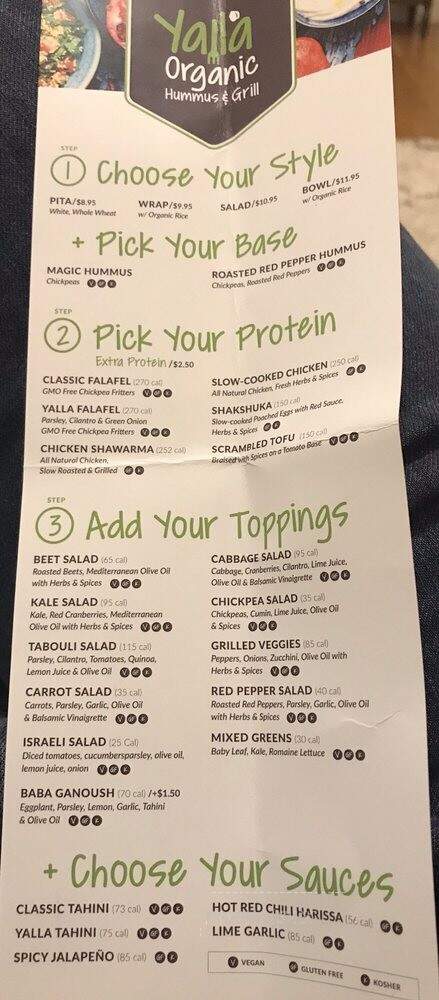 Yalla Organic Hummus & Grill - Fairfield, CT