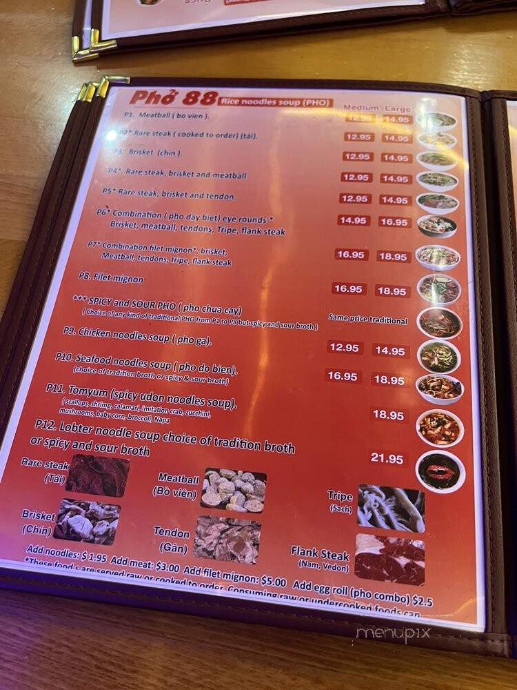 Pho 88 - Grand Junction, CO menu_pic