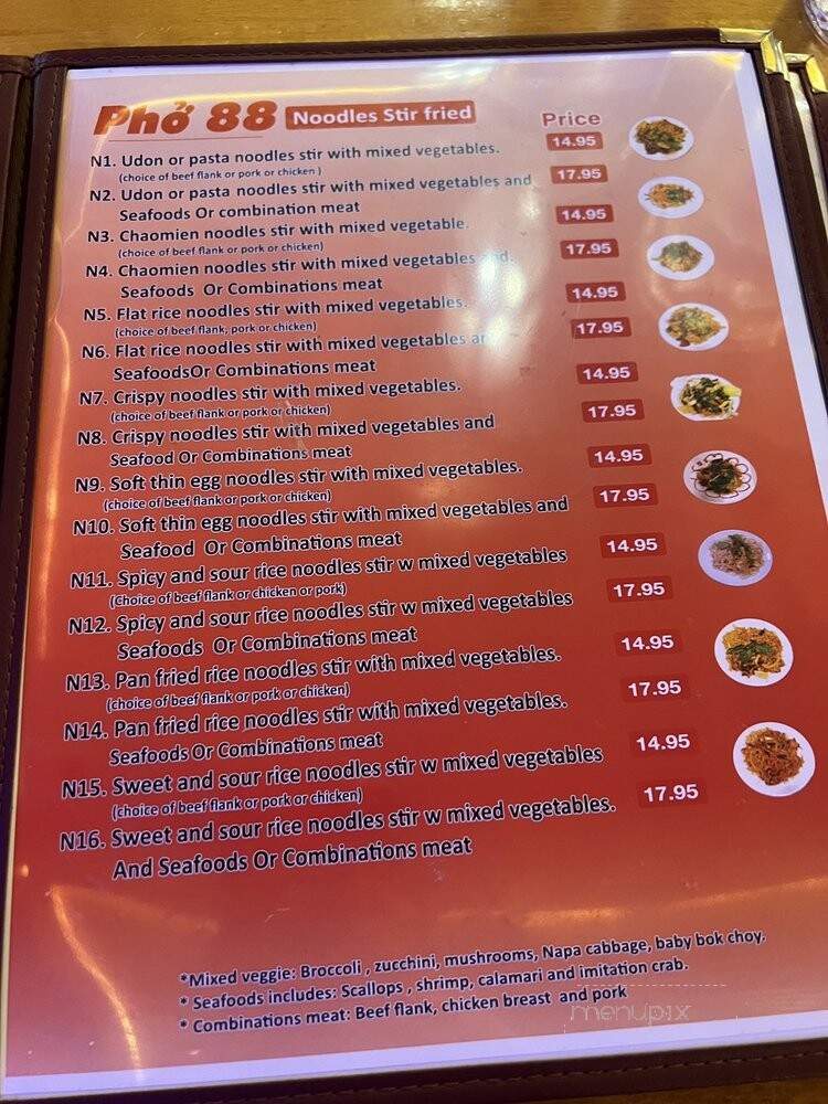 Pho 88 - Grand Junction, CO menu_pic