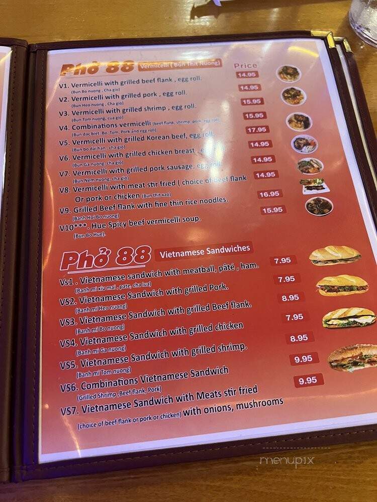 Pho 88 - Grand Junction, CO menu_pic