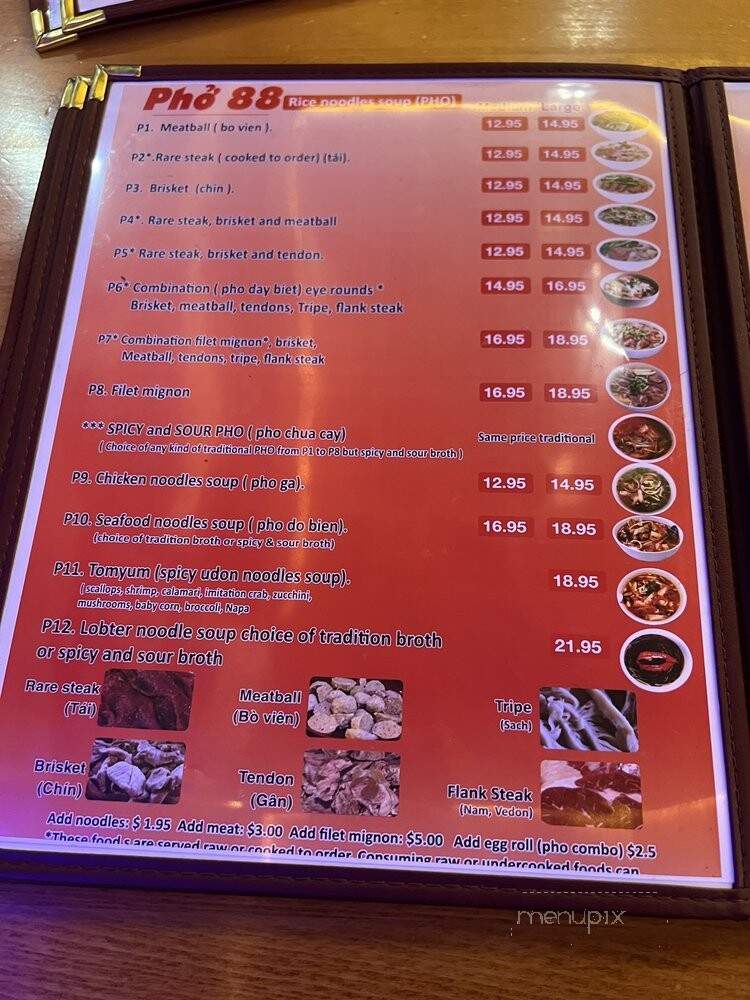 Pho 88 - Grand Junction, CO menu_pic