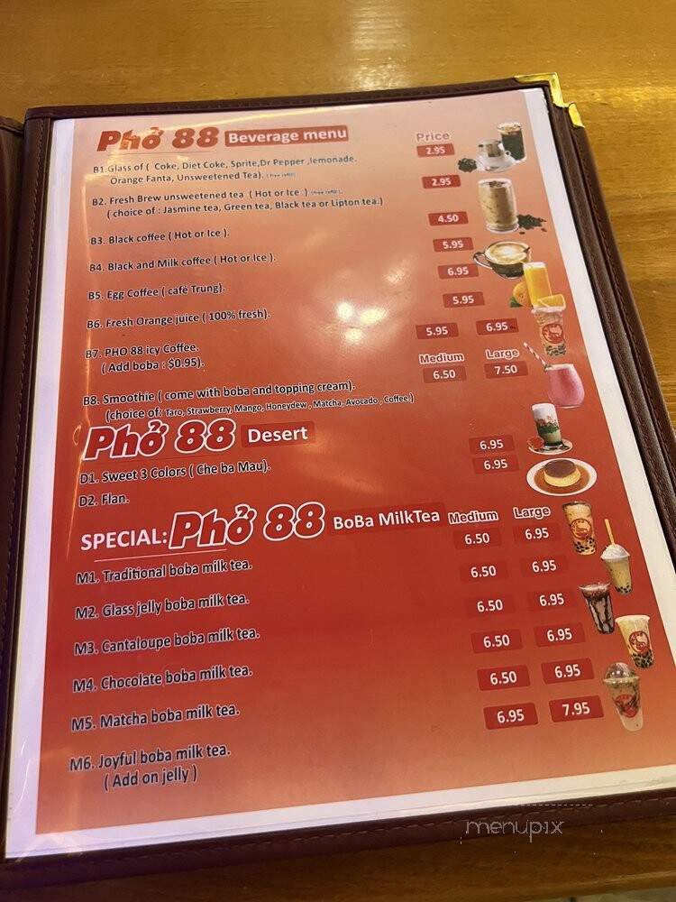 Pho 88 - Grand Junction, CO menu_pic
