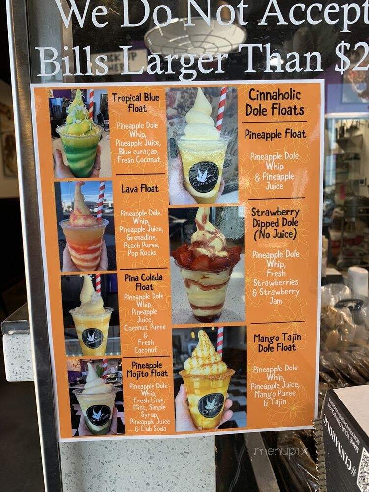 Cinnaholic - Las Vegas, NV menu_pic