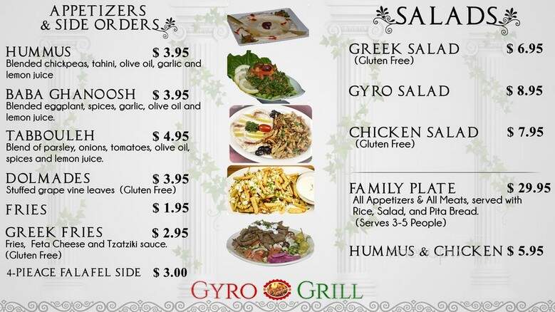Gyro Grill - Maricopa, AZ menu_pic