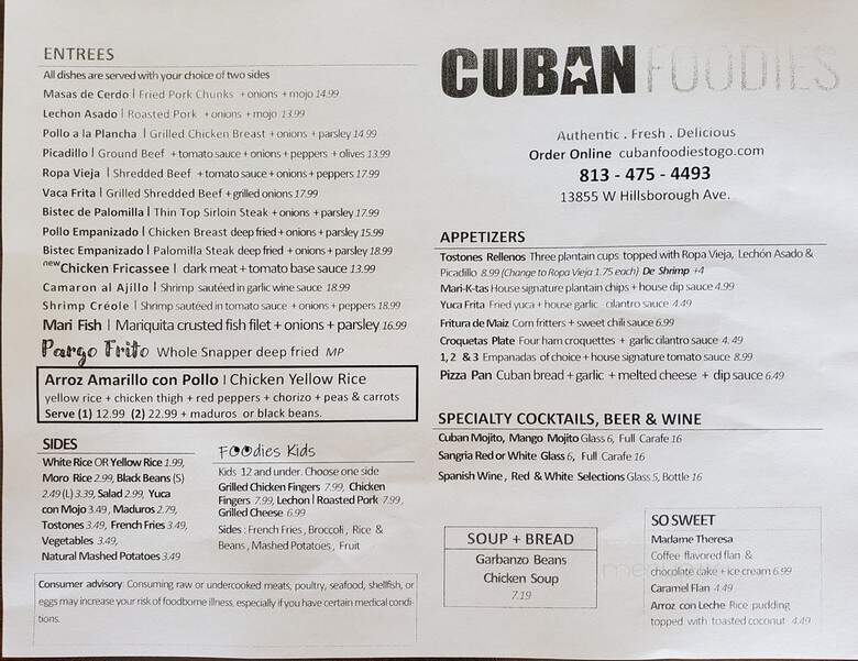 Cuban Foodies - Tampa, FL
