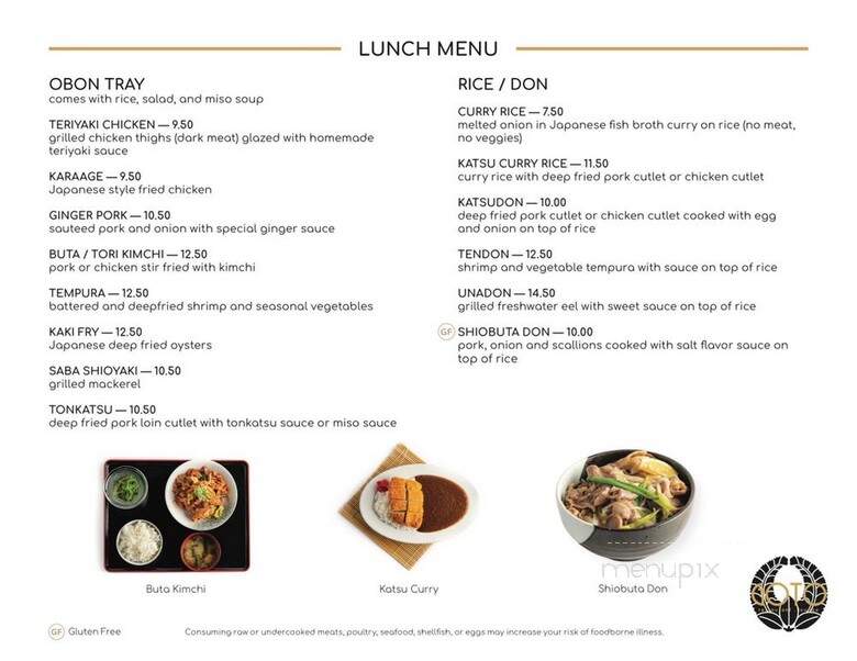 Goto - Peachtree City, GA menu_pic