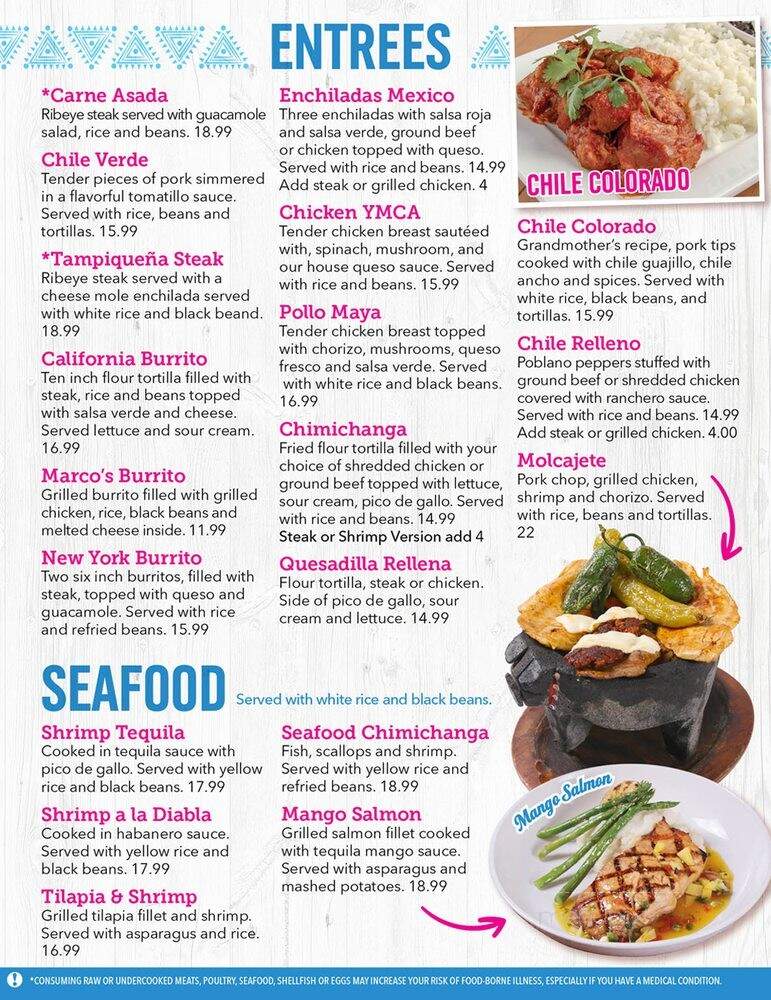 Abuelos Mexican Kitchen and Cantina - Sandy Springs, GA menu_pic
