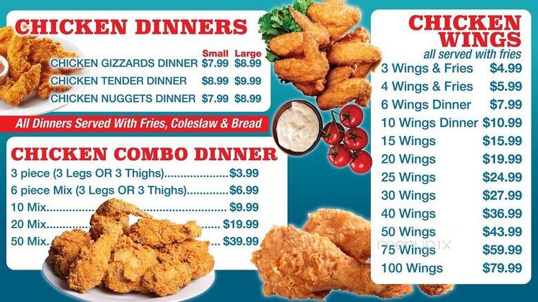 Super Sharks Fish and Chicken - Indianapolis, IN menu_pic