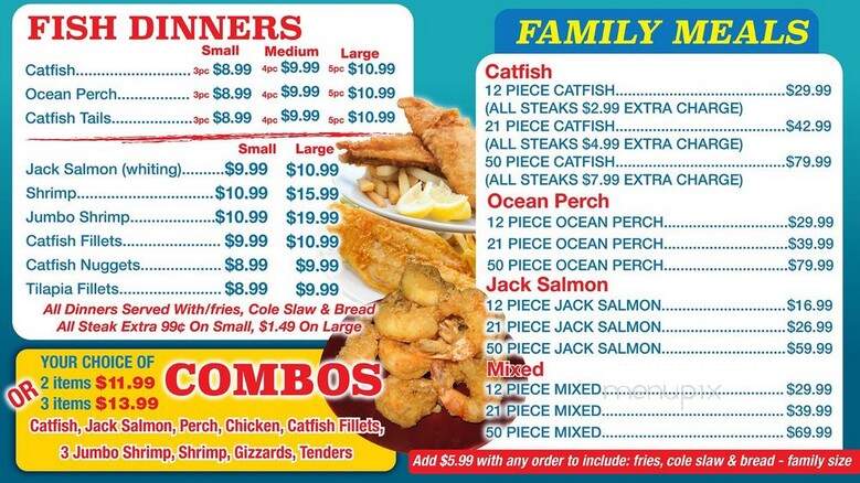 Super Sharks Fish and Chicken - Indianapolis, IN menu_pic